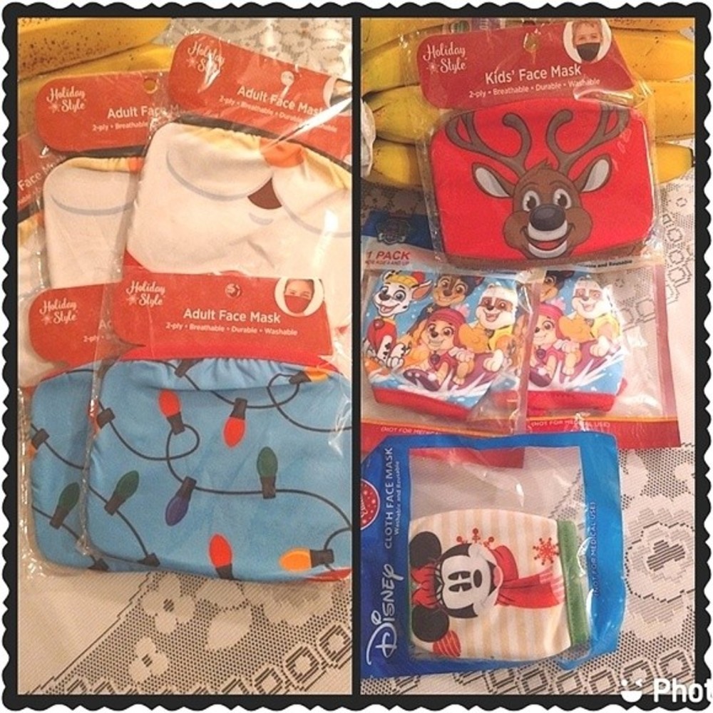 Holiday Mask bundle - family 8 pack